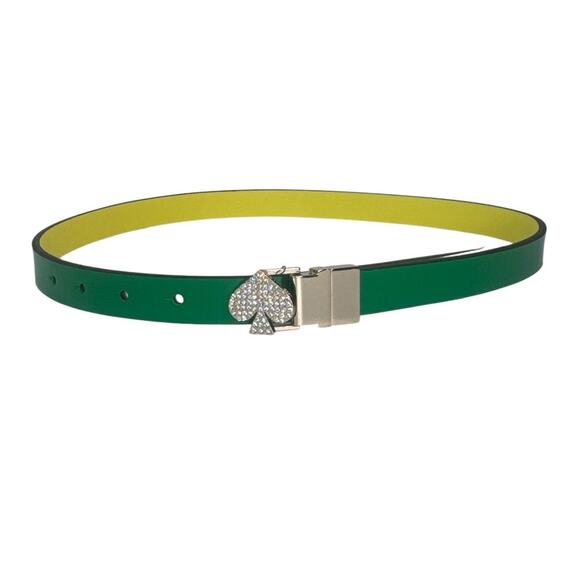 Kate Spade New York pavé spade reversible leather belt SMALL main image 7
